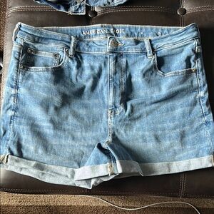 American Eagle Outfitters Blue Jean Shorts Light Wash